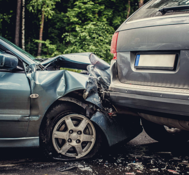 Auto Accident Involving Two Cars